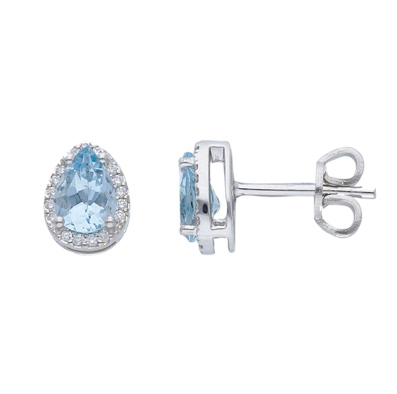 Orecchini Babila Milano Donna Colore in Oro bianco Acquamarina 1.07 Ct 281003 - 281003